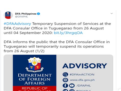 dfa tuguegarao|Dfa Consular Office in Tuguegarao City, Cagayan .